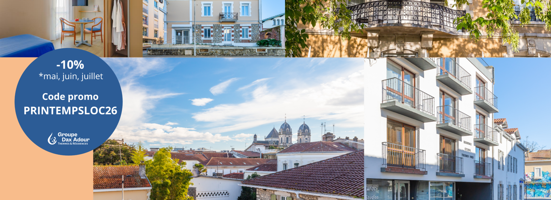 -10% dans nos résidences ! 